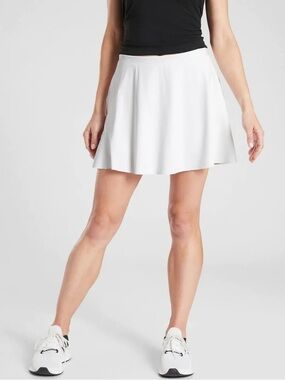 Athleta Match Point 15.5” Skort White A-Line NWT 2X